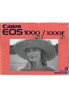 Canon EOS 1000 FN manual. Camera Instructions.